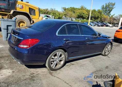 2015 Mercedes-Benz C 300 from USA, damaged, VIN 55SWF4JB7FU057403